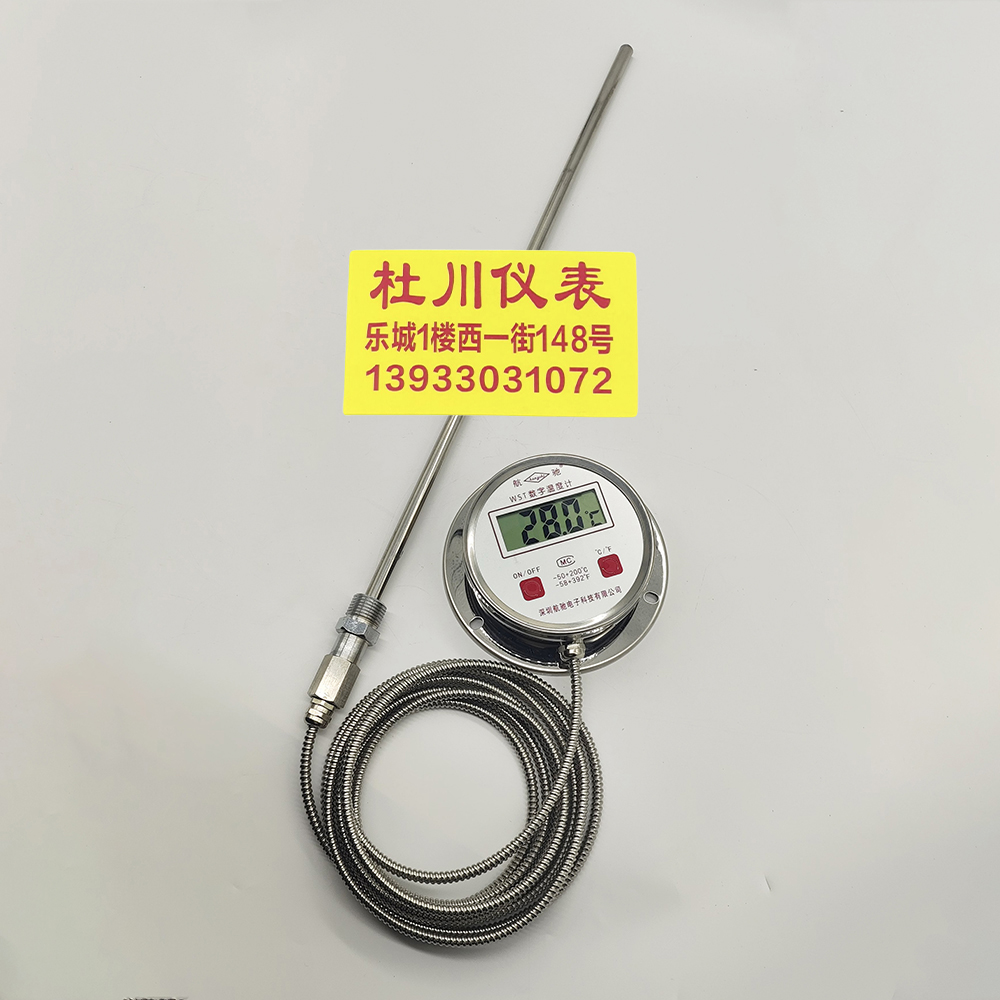 深圳航馳電池不銹鋼數(shù)顯溫度計，3米線，桿長450mm，.jpg